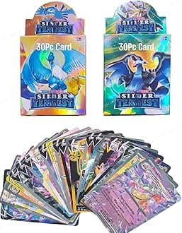 SHAKTISM Collectible Card Game Trading Card Game Water Proof Booster Pack Set, V Series, Vmax GX Rare, Gold Foil, Collectible 30Pc Cards