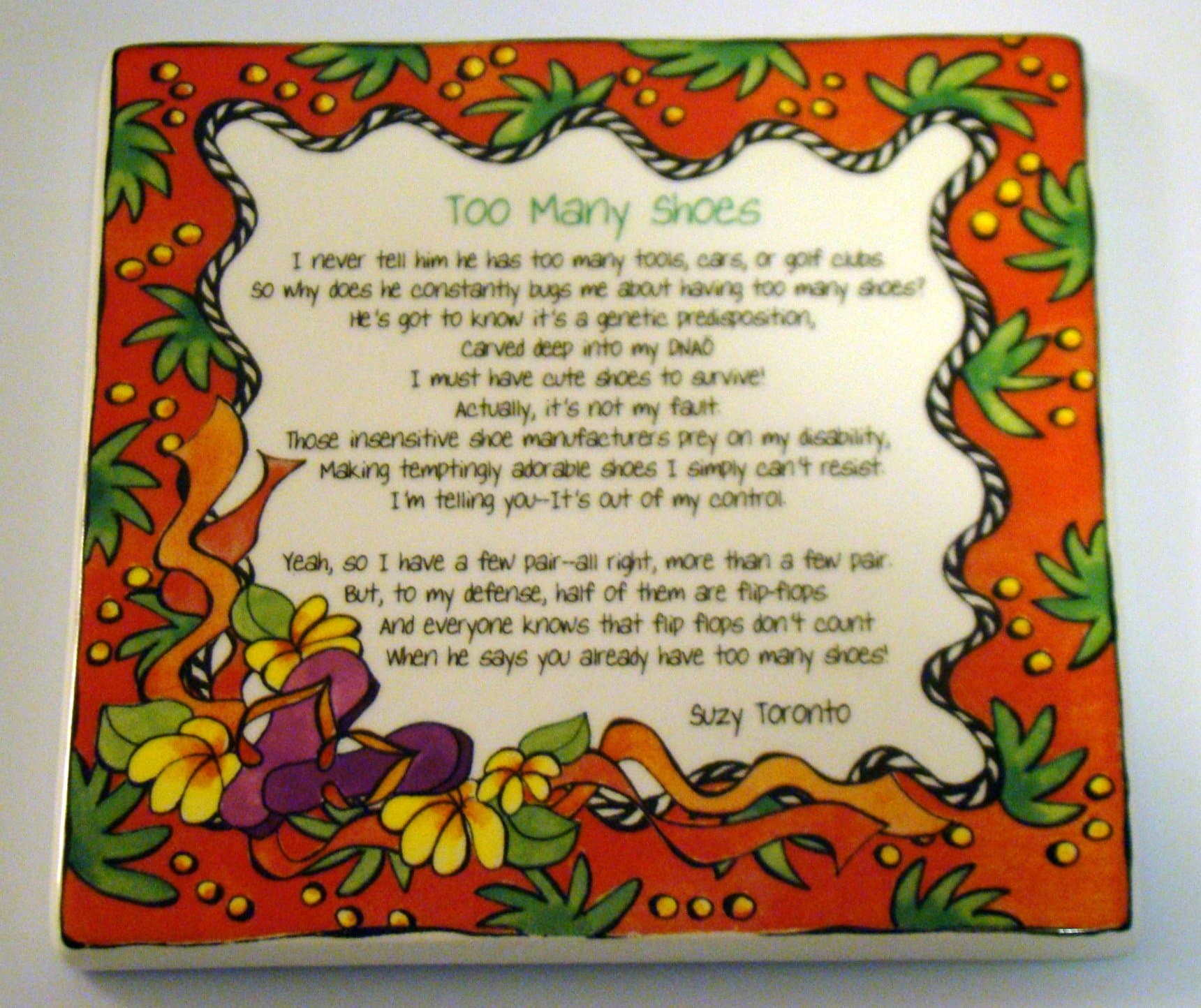 Kole Too Many Shoes Decor