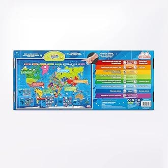 Best Learning i-Poster My World Interactive Map - Educational Toys for Kids
