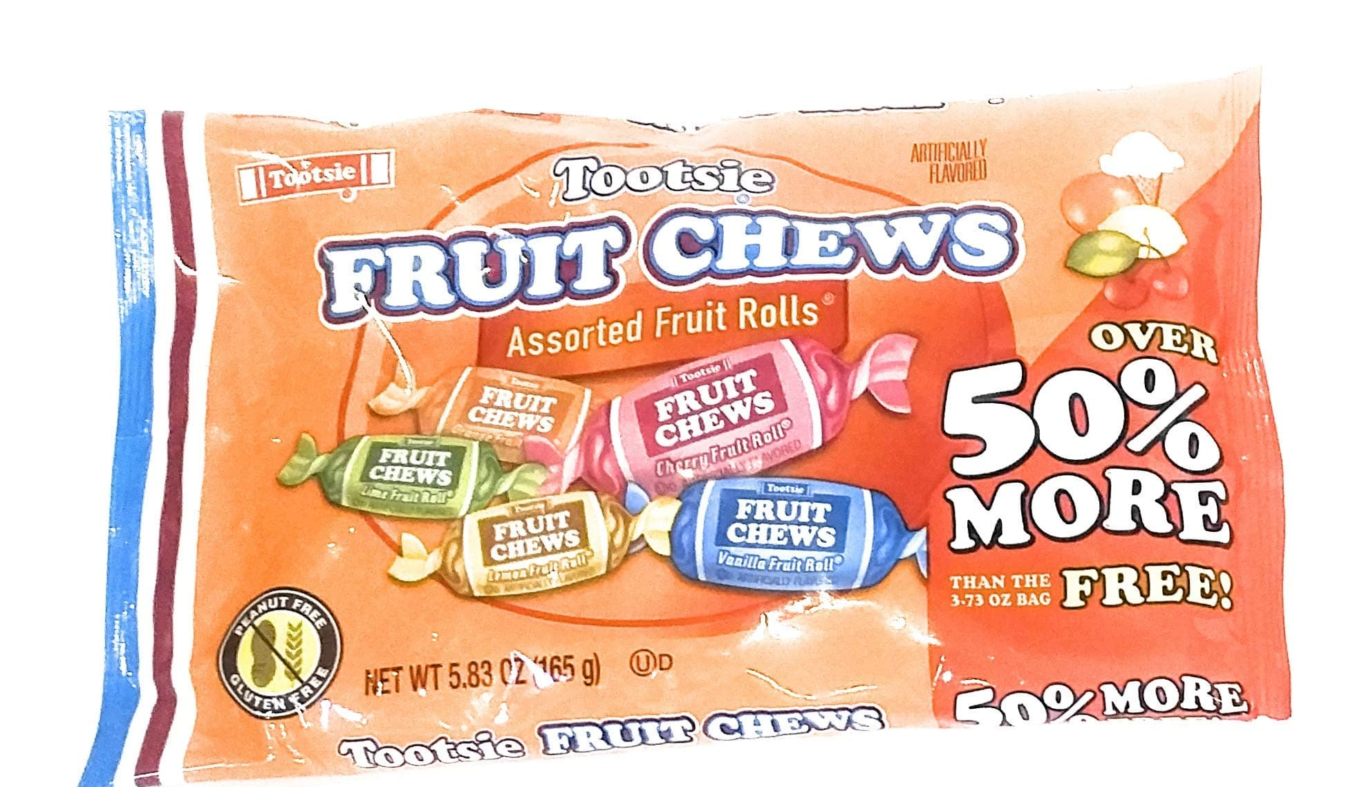 Tootsie Fruit Chews Assoretd Fruit Rolls - 5.83oz Extra Value Bag - PACK OF 4