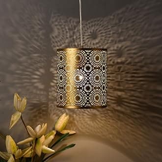 Homesake Antique Pendant Light for Home Decoration, Hanging Lamp Lights, Ceiling Jhumar Lighting | Diwali Decoration Items for Home Decor - Pack of 1
