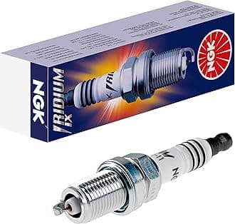Pack of 4 Motorcycle Spark Plugs No BKR7EIX, Threaded Top, Per 4