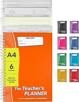 The Teachers Planner 2026-2027 for Secondary School – A4 – Six Period Day – Page-a-Day & Undated, with Dedicated Pages for Year Planning, Exams, Marking and more (TP3-O)