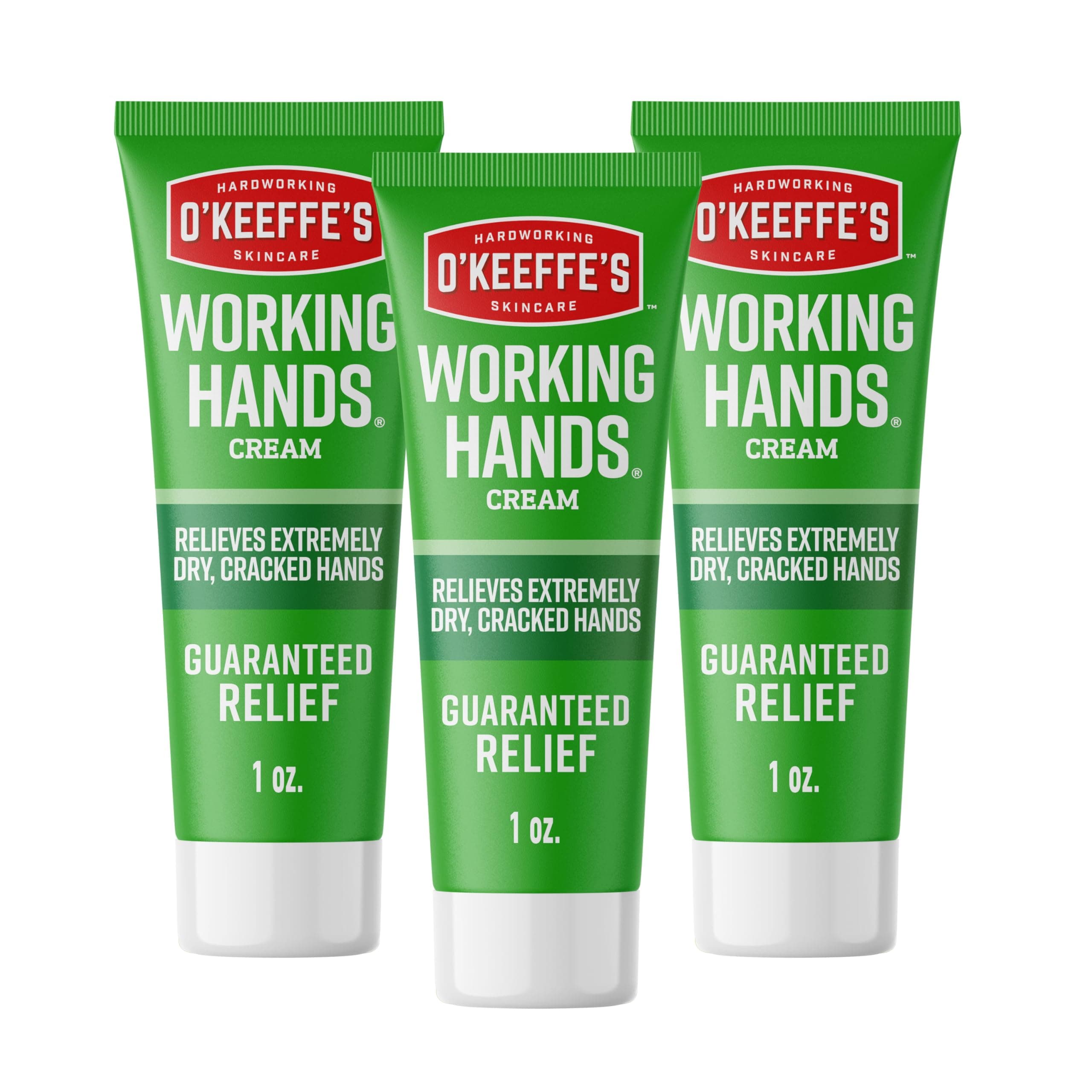 Working Hands Hand Cream; For Extremely Dry; Cracked Hands; 1 oz Tube; (Pack of 3)