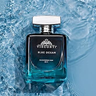 Blue Ocean Perfume For Men Eau De Parfum Aquatic Fragrance with Citrus Fruity, Musk & Cedarwood Long Lasting Scent and Anti-Stain Luxury Perfumes Outing & Sports, 100 ml