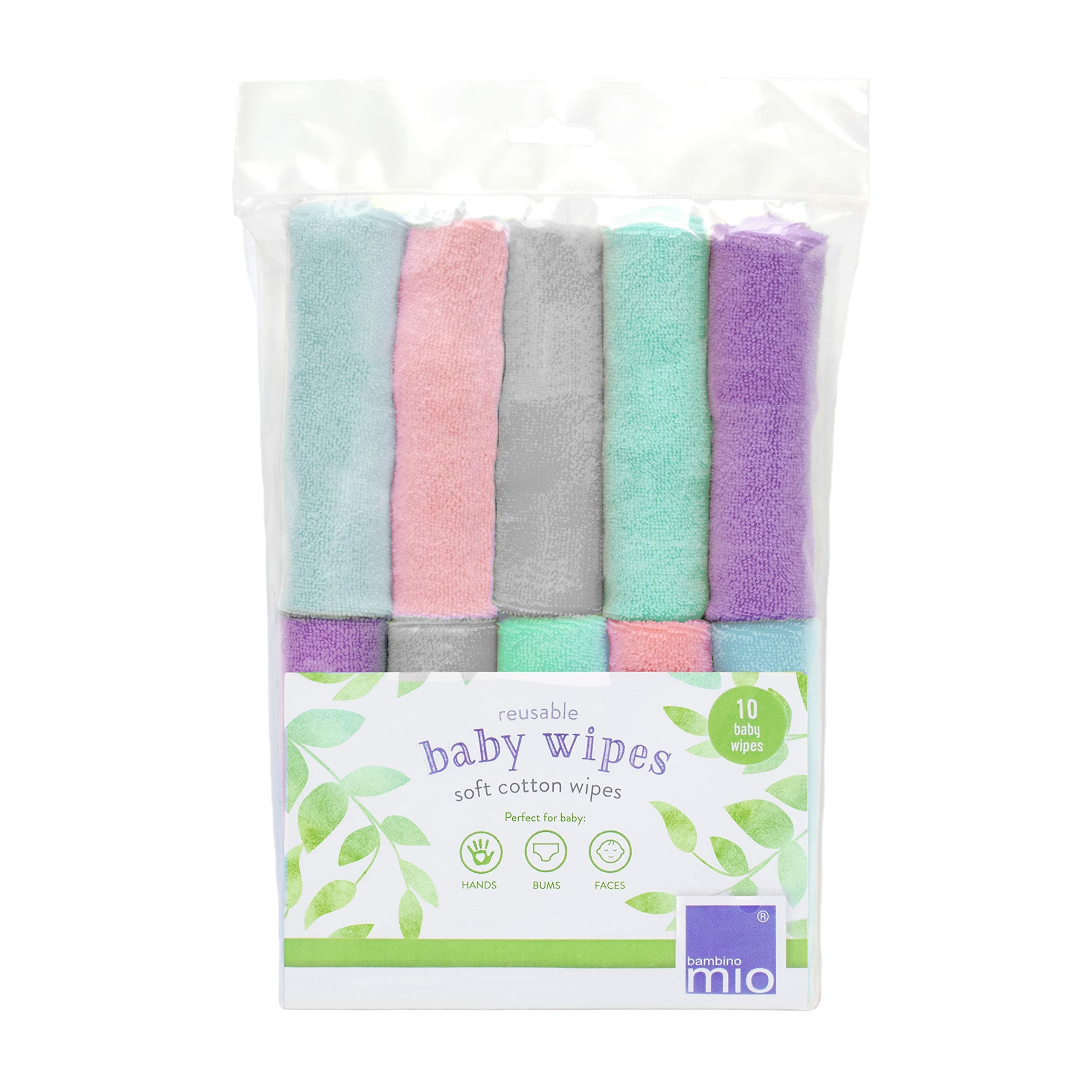 cloth baby wipes, 10 pack, cloud