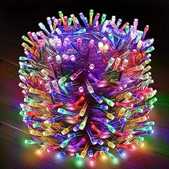 Desidiya® Premium 400 LED String Lights - 90 Meter Multi-Color Fairy Lights for Indoor & Outdoor Decoration | 8 Modes for Patio, Wall, Party, Wedding, Diwali Décor