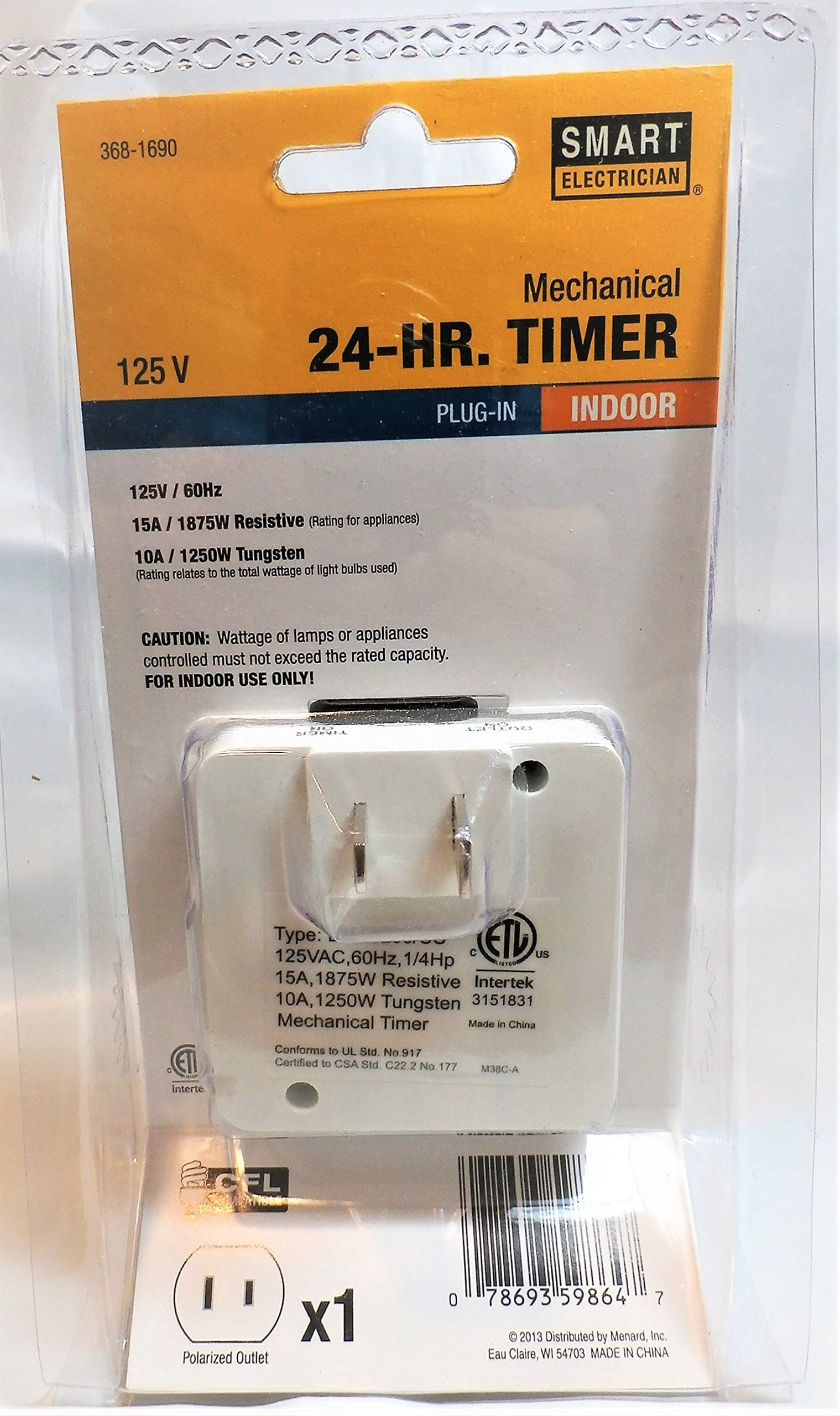 Mechanical 24-hr (Plugin Timer) for Lamps