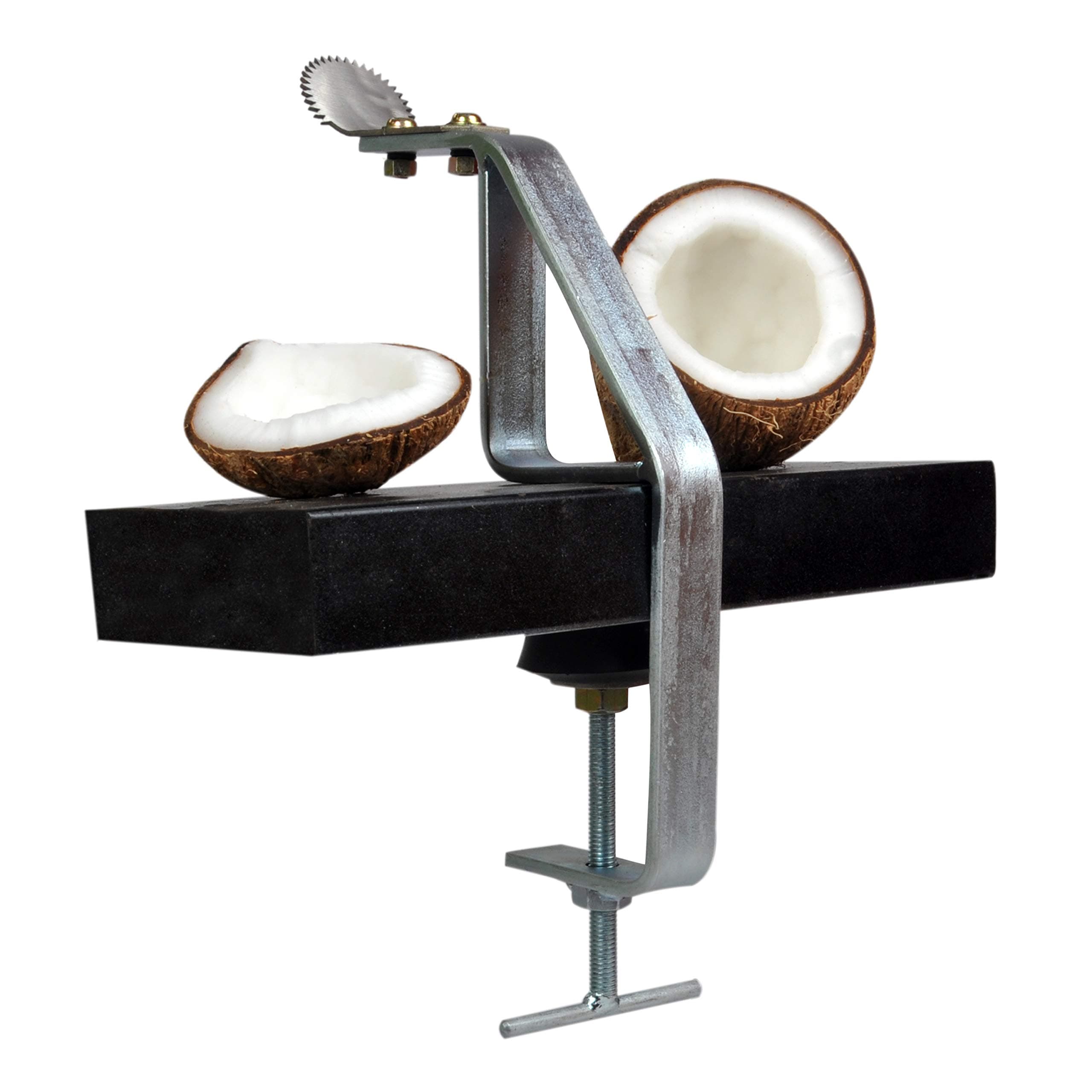 D&V ENGINEERING Steel Coconut Scraper/grater, Silver