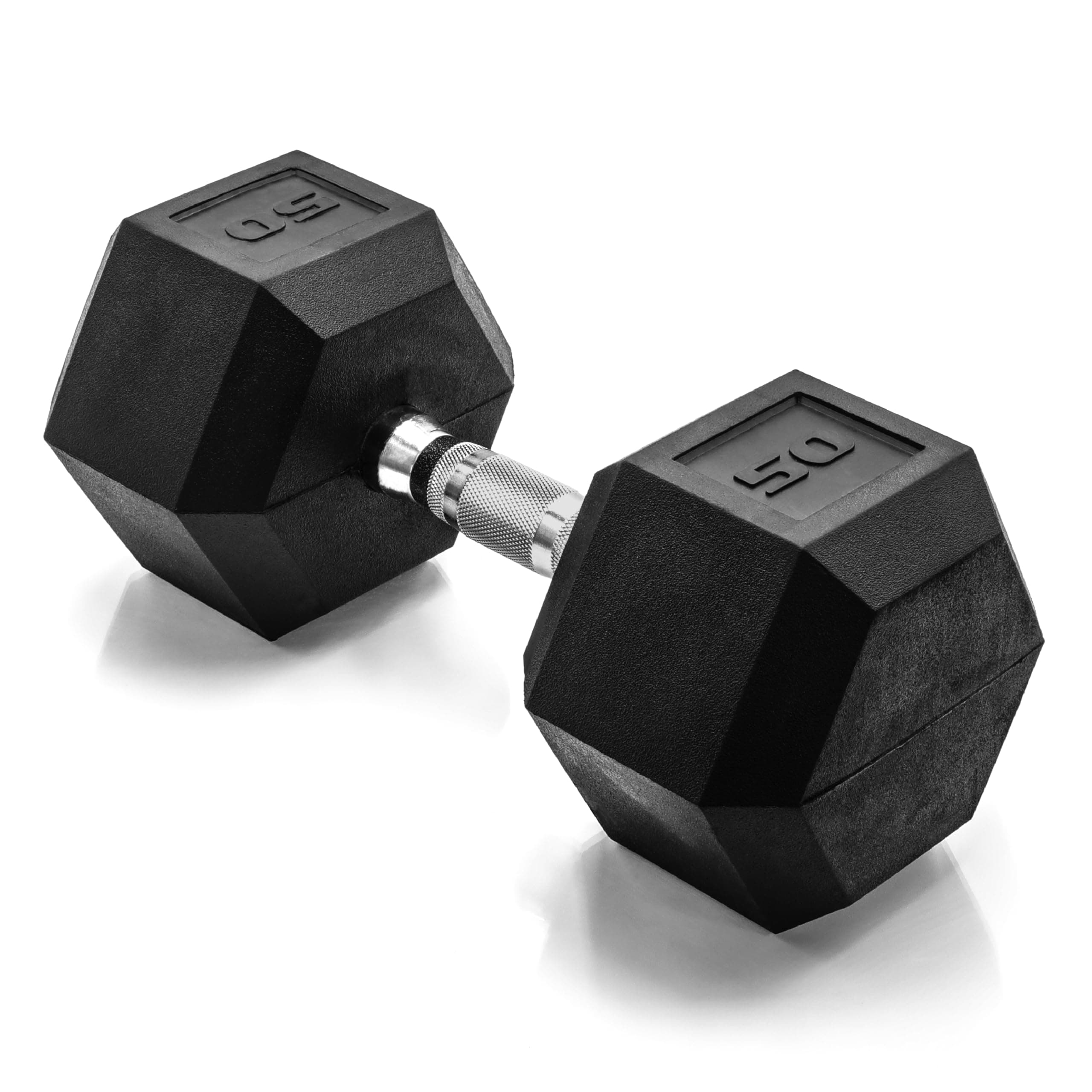 Coated Hex Dumbbell Weight - Single | 10-120 lbs | Multiple Options