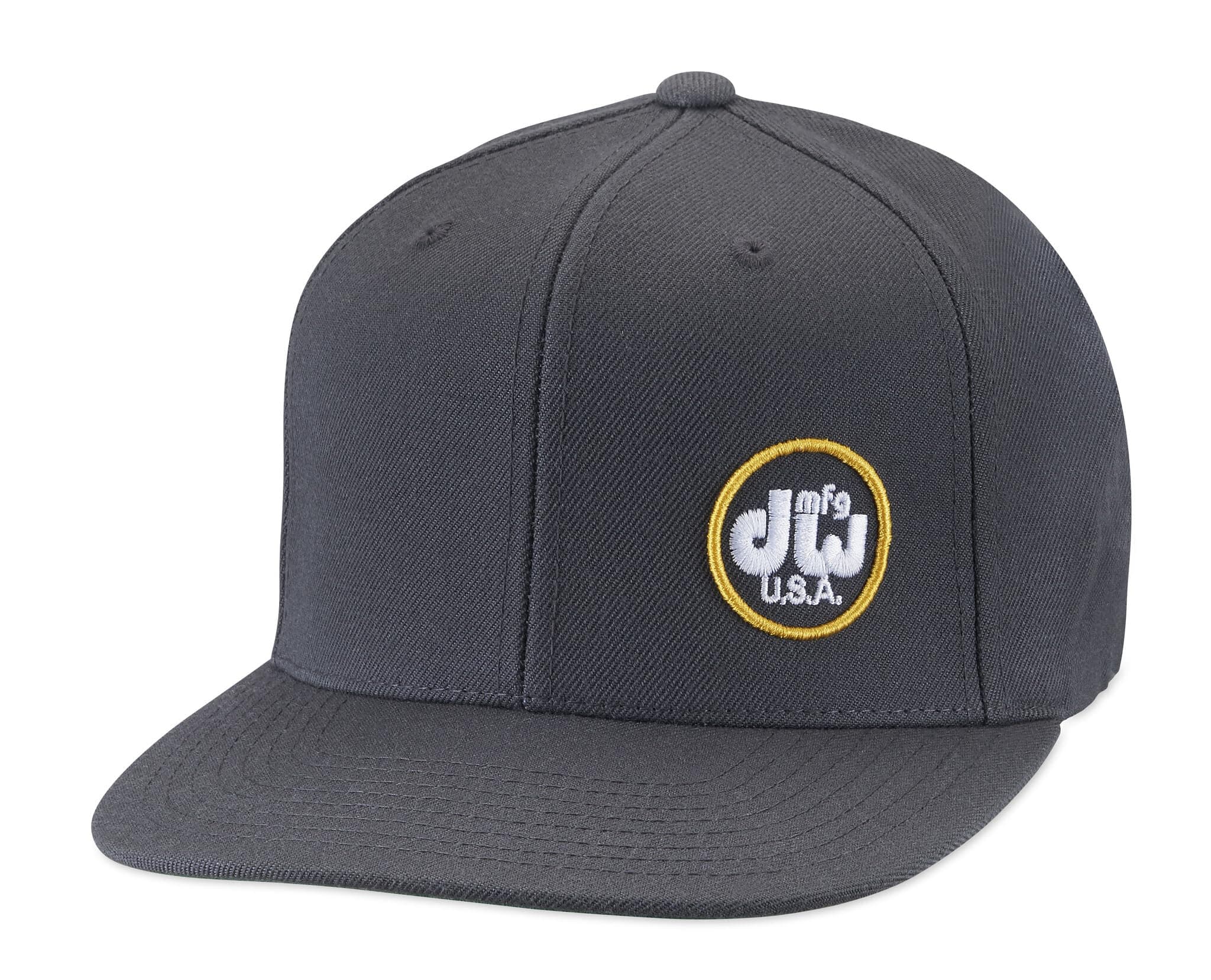 Drum Workshop DW MFG Hat, Snapback,Gray w/Yellow Logo