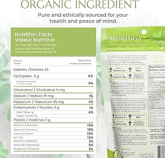 ECOIDEAS Organic Moringawise Moringa Powder, 113 GR