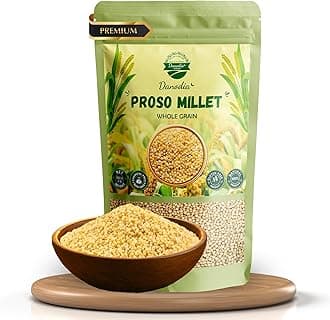 Danodia Proso Millet Unpolished Whole Grain 950g | Chena/Barri/Pingu/Pani Varagu/Cheno | Gluten-Free, High Fiber & Protein, Heart-Healthy, Ideal for Porridge, Rotis, Upma & Baking