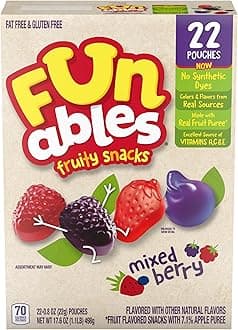 Fruit Snacks, Mixed Berry, 22ct