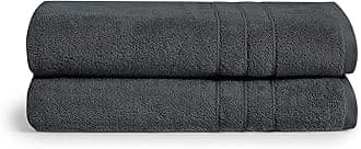 Brooklinen Super-Plush Turkish Cotton Bath Towels - Set of 2, Graphite Gray, 100% Cotton | Best Luxury Spa Towels