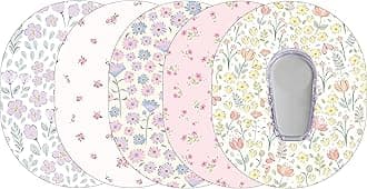 Glucomart Adhesive Patches for CGMs and Insulin Pumps – Maximum Strength CGM Patches, Waterproof & Hypoallergenic (Spring Floral Variety Pack) (G6)