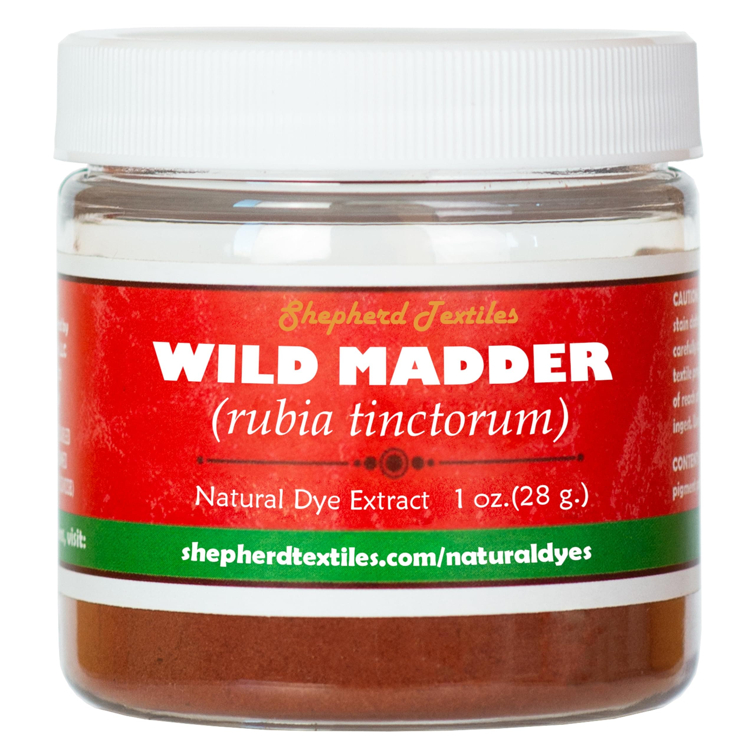 Wild Madder Extract Natural Dye, 1 oz.
