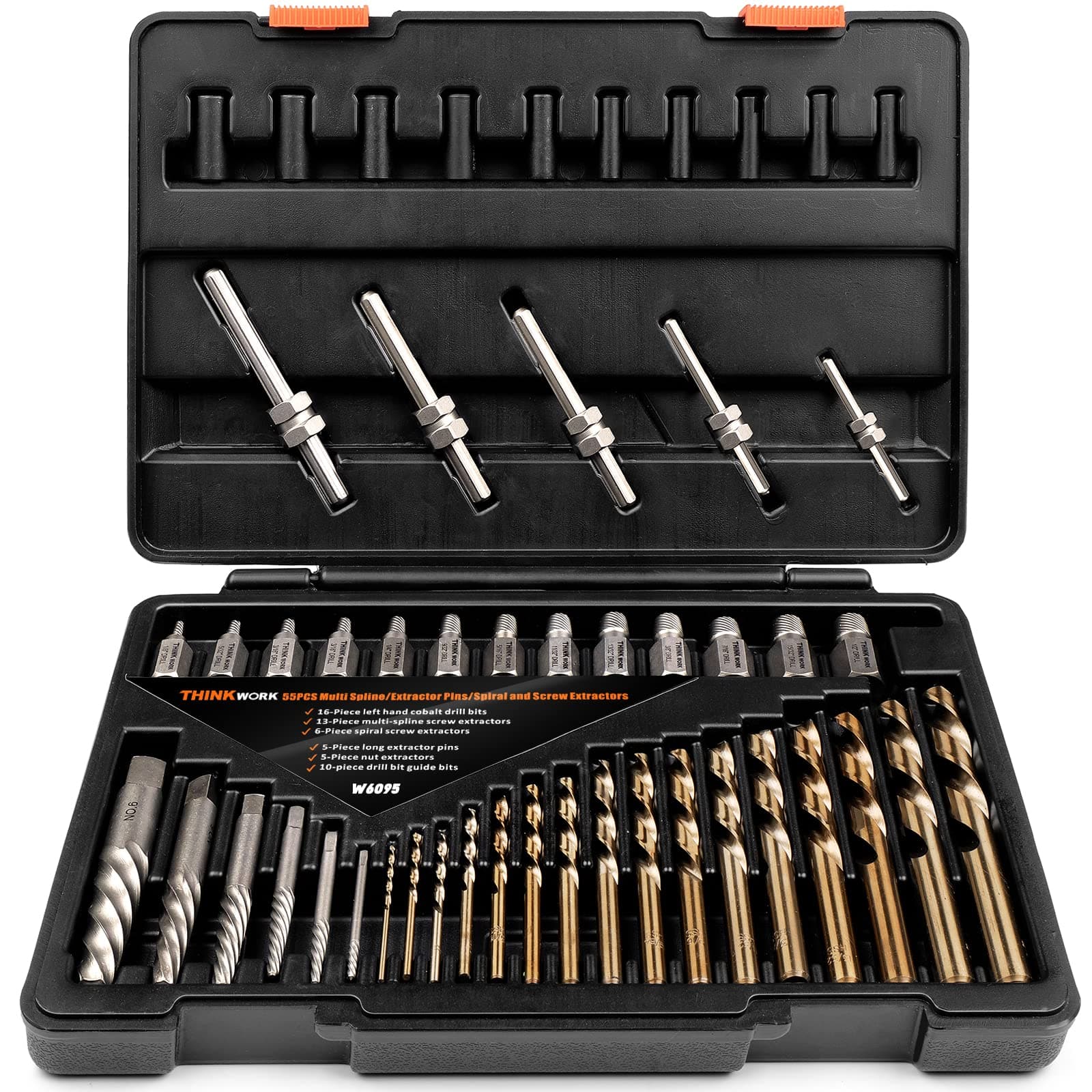 55 Pcs Screw Extractor Set