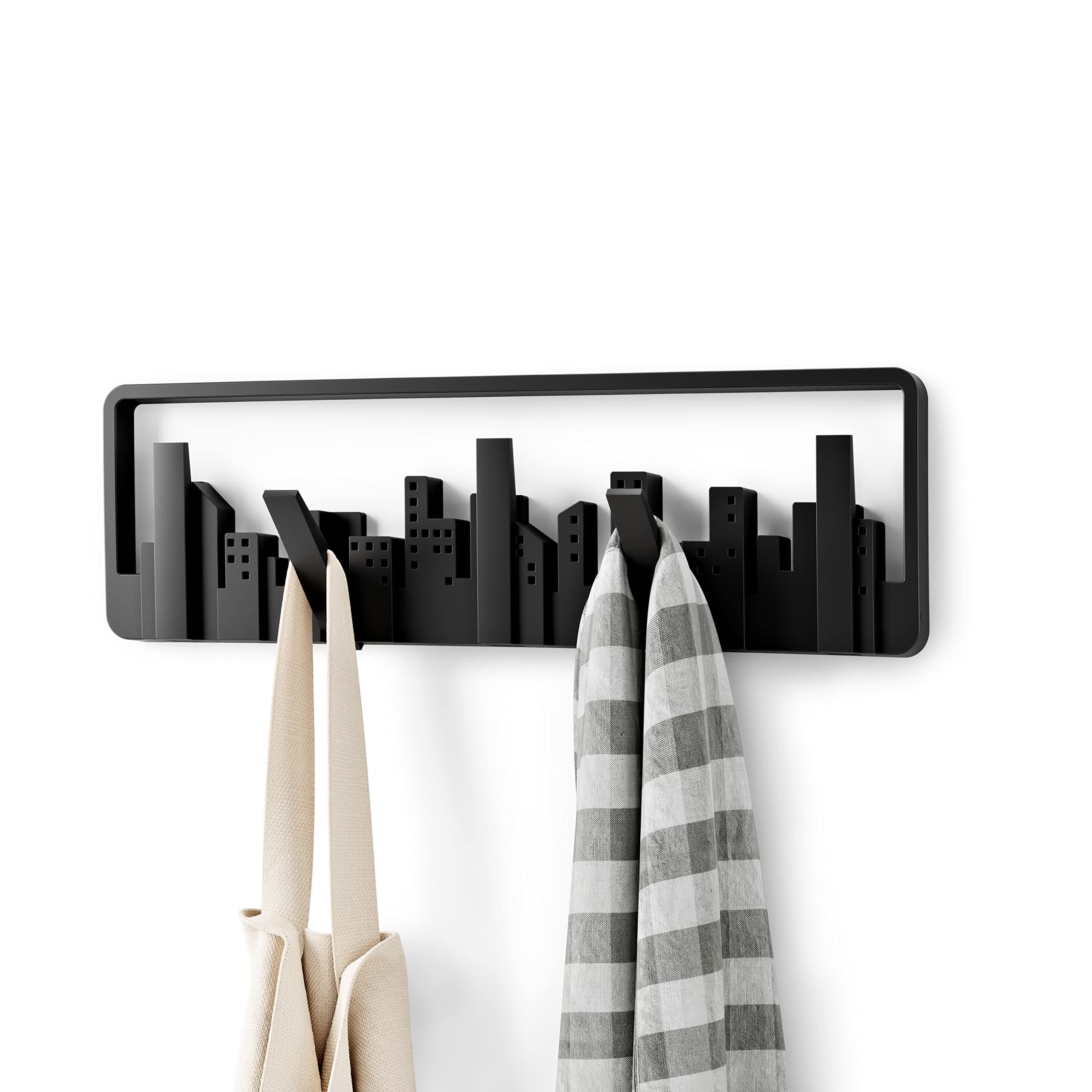Umbra Skyline Wall-Mount Multi-Hook, Black