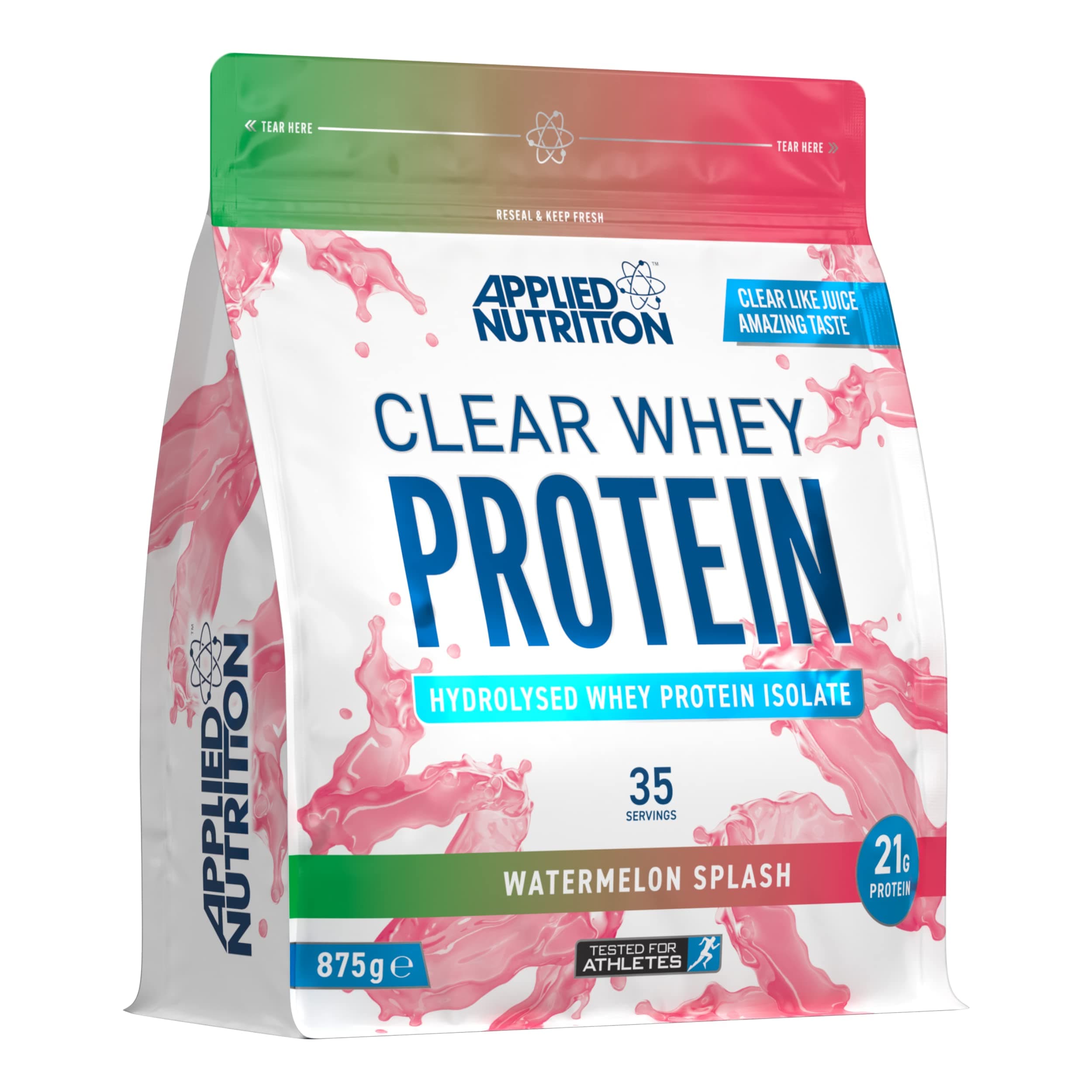 Clear Whey Isolate - Whey Protein Isolate, Refreshing High Protein Powder, Fruit Juice Style Flavours (35 Servings, Watermelon Splash)