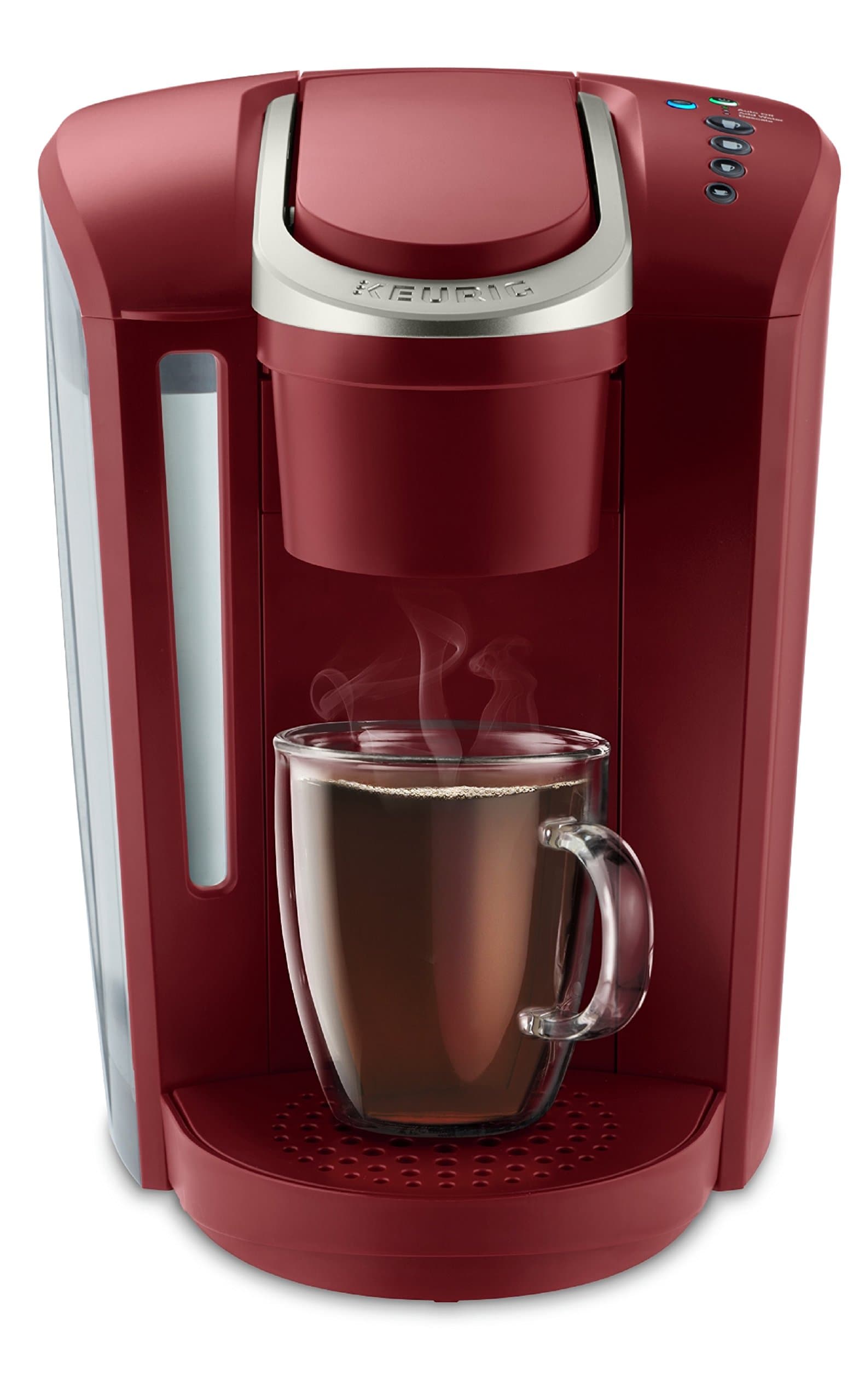 K-Select Coffee Maker, Single Serve K-Cup Pod Coffee Brewer, With Strength Control and Hot Water On Demand With Strength Control and Hot Water On Demand Vintage Red K-Select