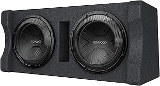 Kenwood P-W3021D Dual 12" Loaded Subwoofer Enclosure