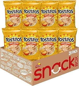 Crispy Rounds Tortilla Chips, 3 Ounce (Pack of 28)