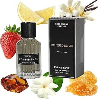 Eye of Love - Confidence Deluxe Pheromone Cologne - 50ml - Cologne Spray to Attract Women - Bold