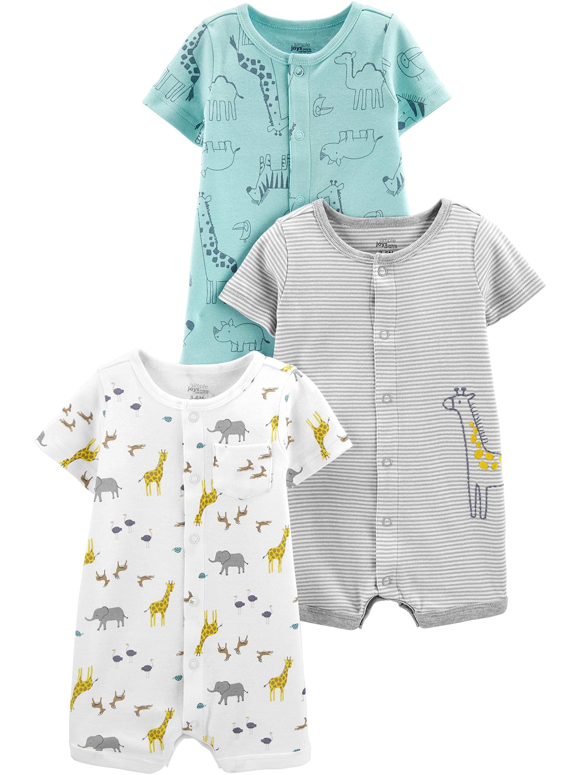 Baby 3-Pack Snap-up Rompers