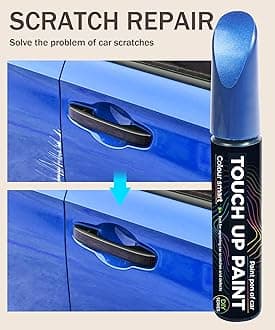Touch Up Paint Pen - Erase Car Scratches, Car Paint Scratch Repair, Quick and Easy Repair (Blue)