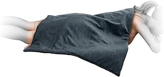 Pure Enrichment PureRelief Pro Far Infrared Oversized Body Wrap - 35” x 27” Full-Body Infrared Heating Pad for Back Pain, Shoulder Aches, Neck Strains, & Soreness in Knees, Abdomen, Chest, & Legs