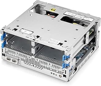 Hewlett Packard Enterprise ProLiant MicroServer Gen10 Plus v2 Tower Server w/one Intel Xeon E2314 Processor, 4‑core 1P 16GB‑U VROC 4LFF‑NHP 180W External PS (HPE Smart Choice P69101-005)