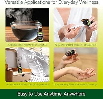 Comfort Oil: Immune – Natural Essential Oils Blended for Immune Support & Wellness - Steam, Inhale, Diffuser Use