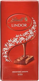 Lindt Lindor Milk  Chocolate Bar, 100g