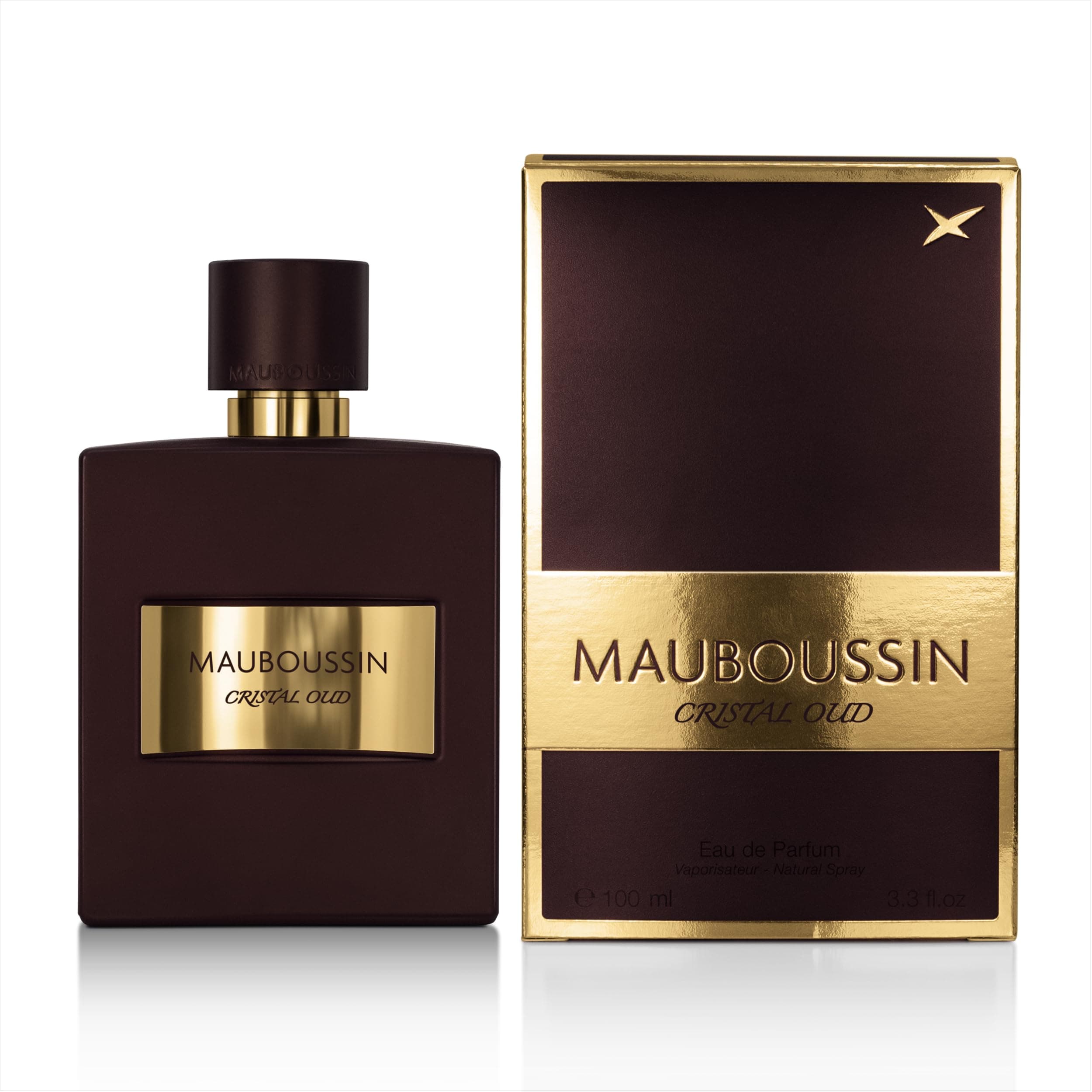 Mauboussin - Pour Lui Cristal Oud 100ml (3.3 Fl Oz) - Eau de Parfum for Men - Oriental Scent