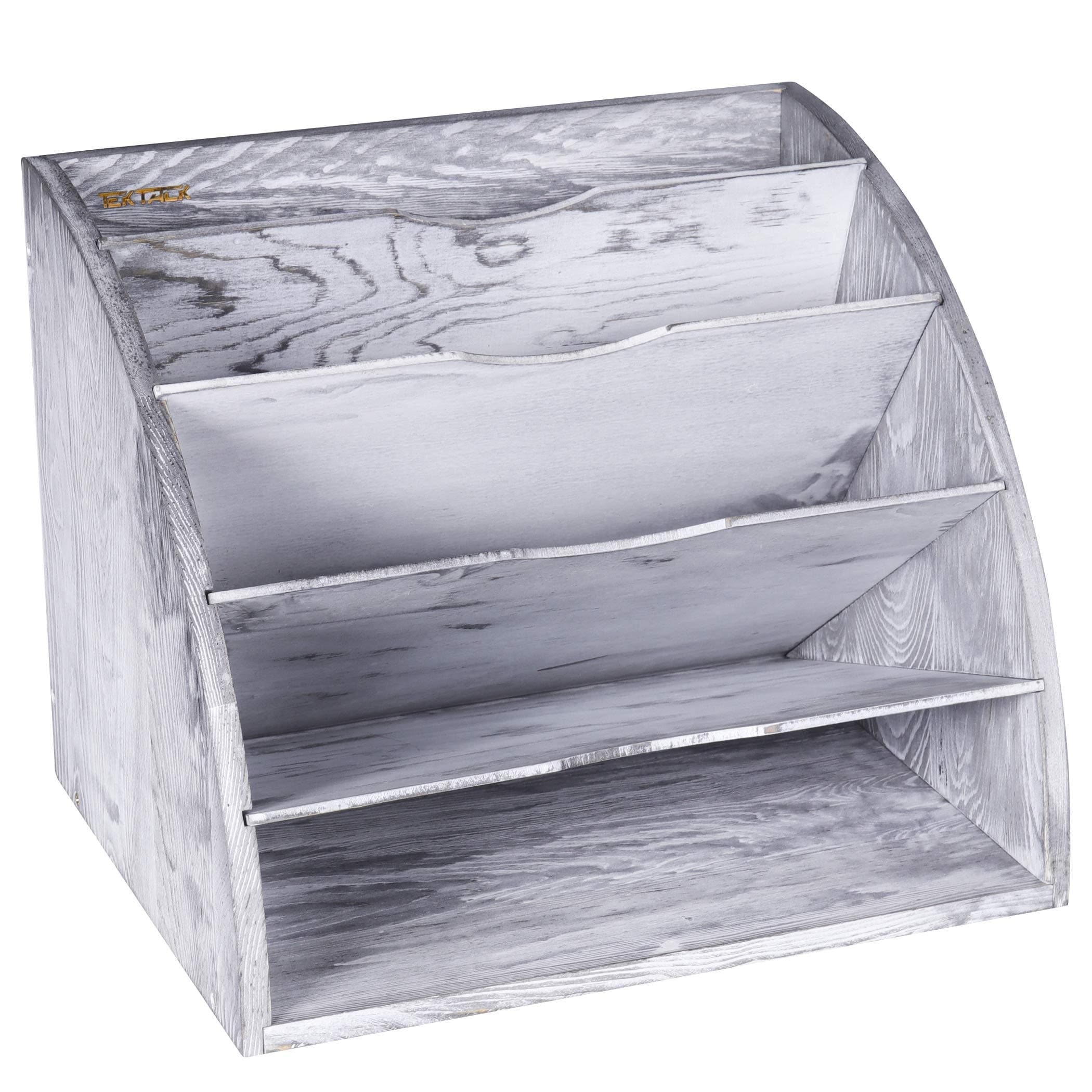 Tektalk File Rack File Holder Easy to Take Out Desktop File Folder Document Storage Box File Dividers for School/Office/Home