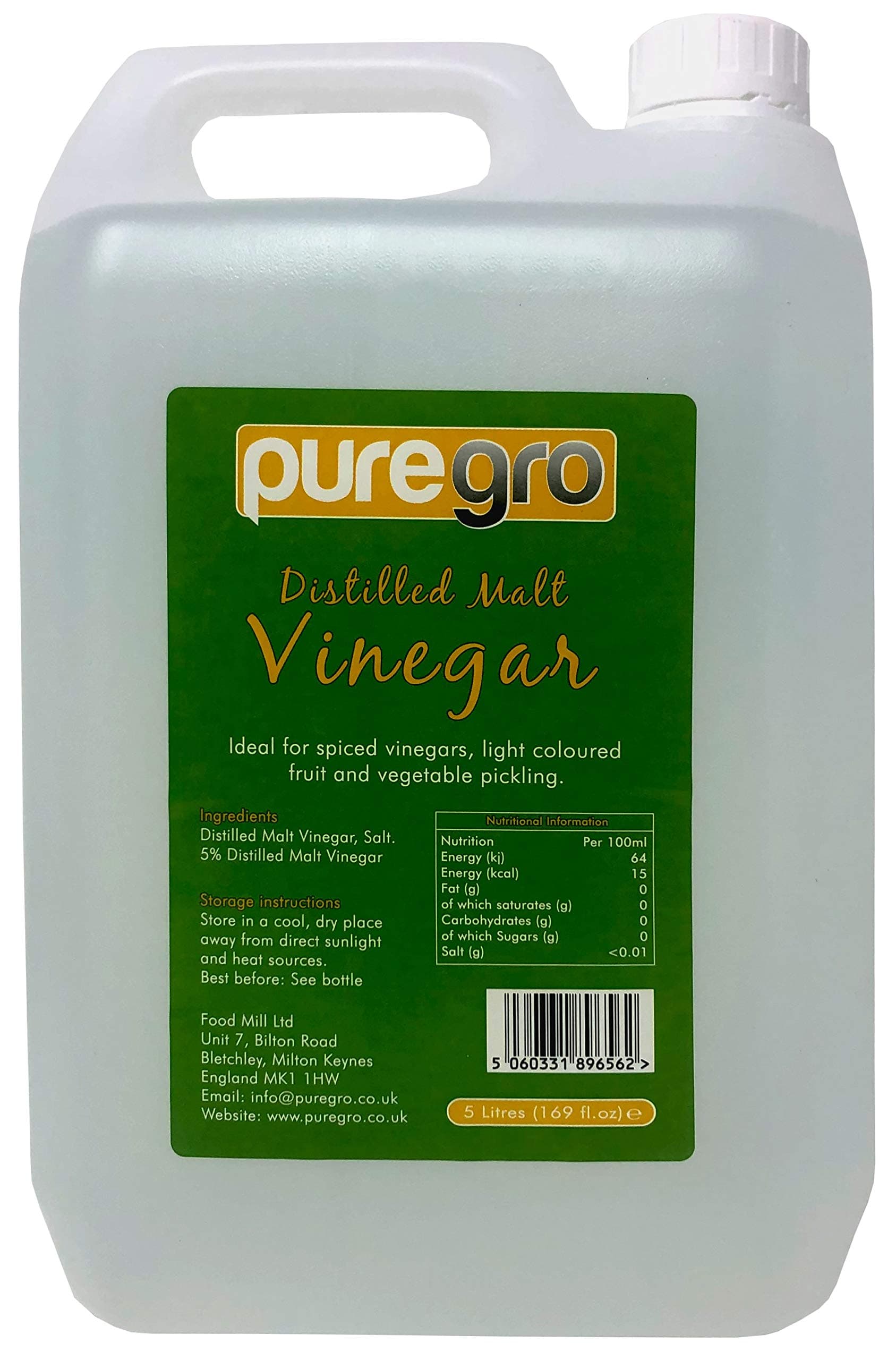 Distilled Malt Vinegar, 5 Litres