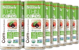 Suzie'S - Whole Grain Thin Cakes Corn, Quinoa & Sesame 4.6 Oz. 143580