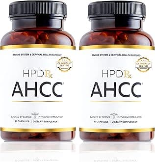 Premium AHCC & Shiitake Mushroom 1100 mg per Serving Supplement, Natural Immunity Booster, Maintains Natural Killer Cell Activity | AHCC is Proven in 30+ Studies | 60-Day Supply, 2-Pack
