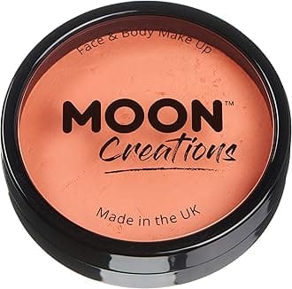 Moon Creations Pro Face & Body Makeup | Apricot | 36g | Professional Colour Paint Cake Pots for Face Painting | Face Paint For Kids, Adults, Fancy Dress, Festivals, Halloween