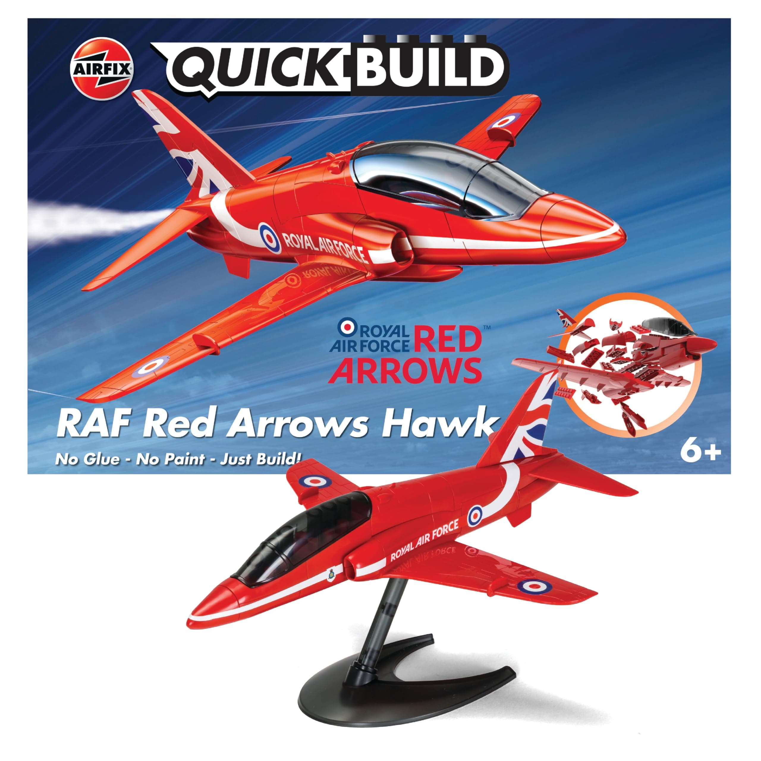 J6018 RAF Red Quick Build Arrows Model Kit