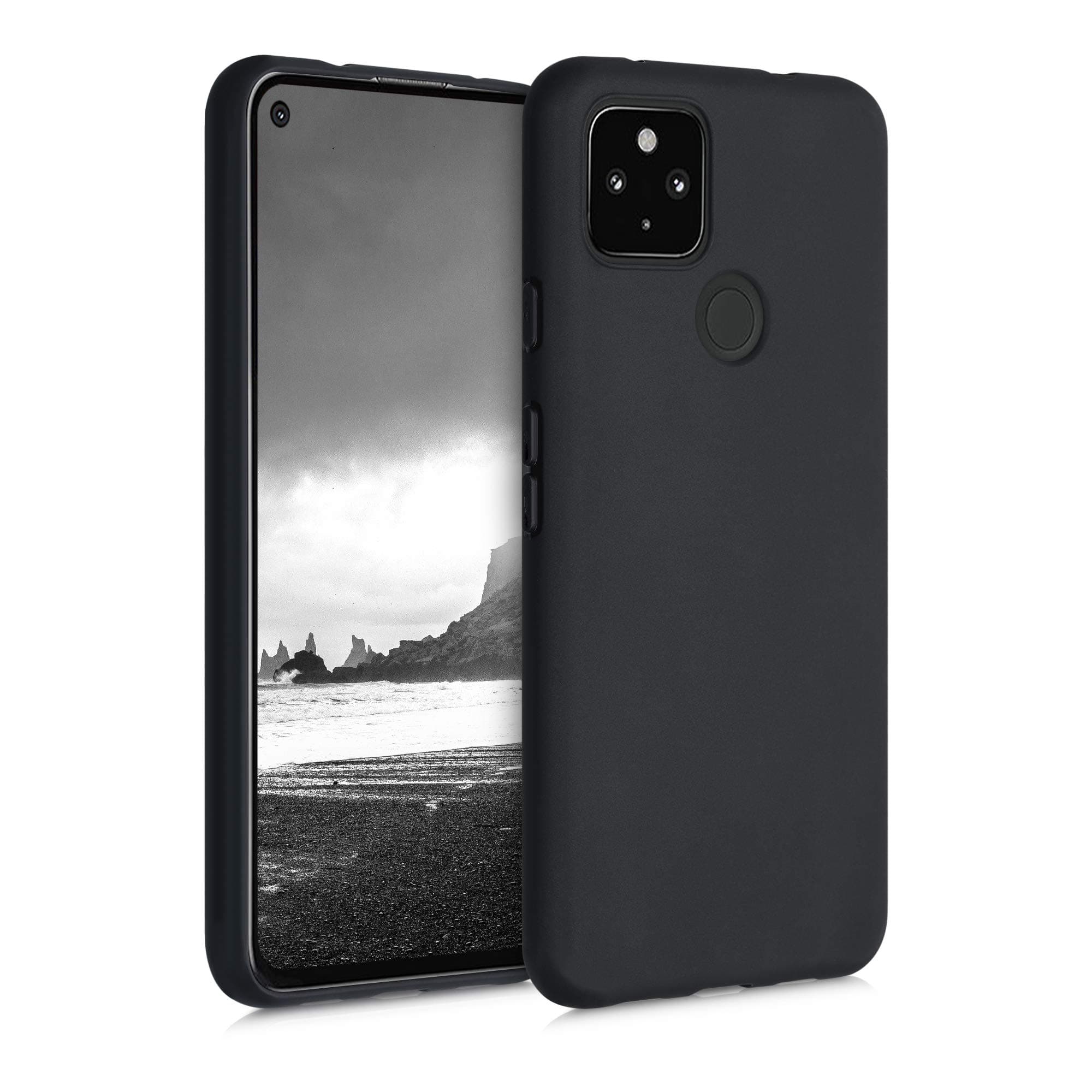 Case Compatible with Google Pixel 4a 5G Case - Soft Slim Protective TPU Silicone Cover - Black