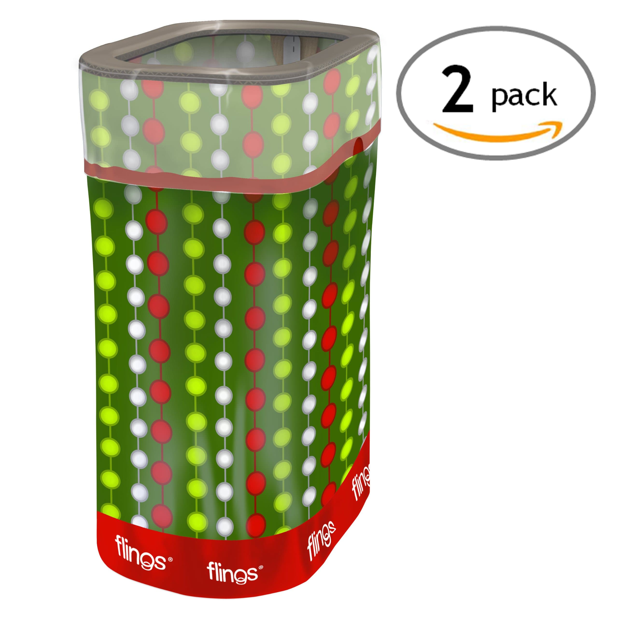 Flings Bins POP UP Holiday Beads - 2-Pack