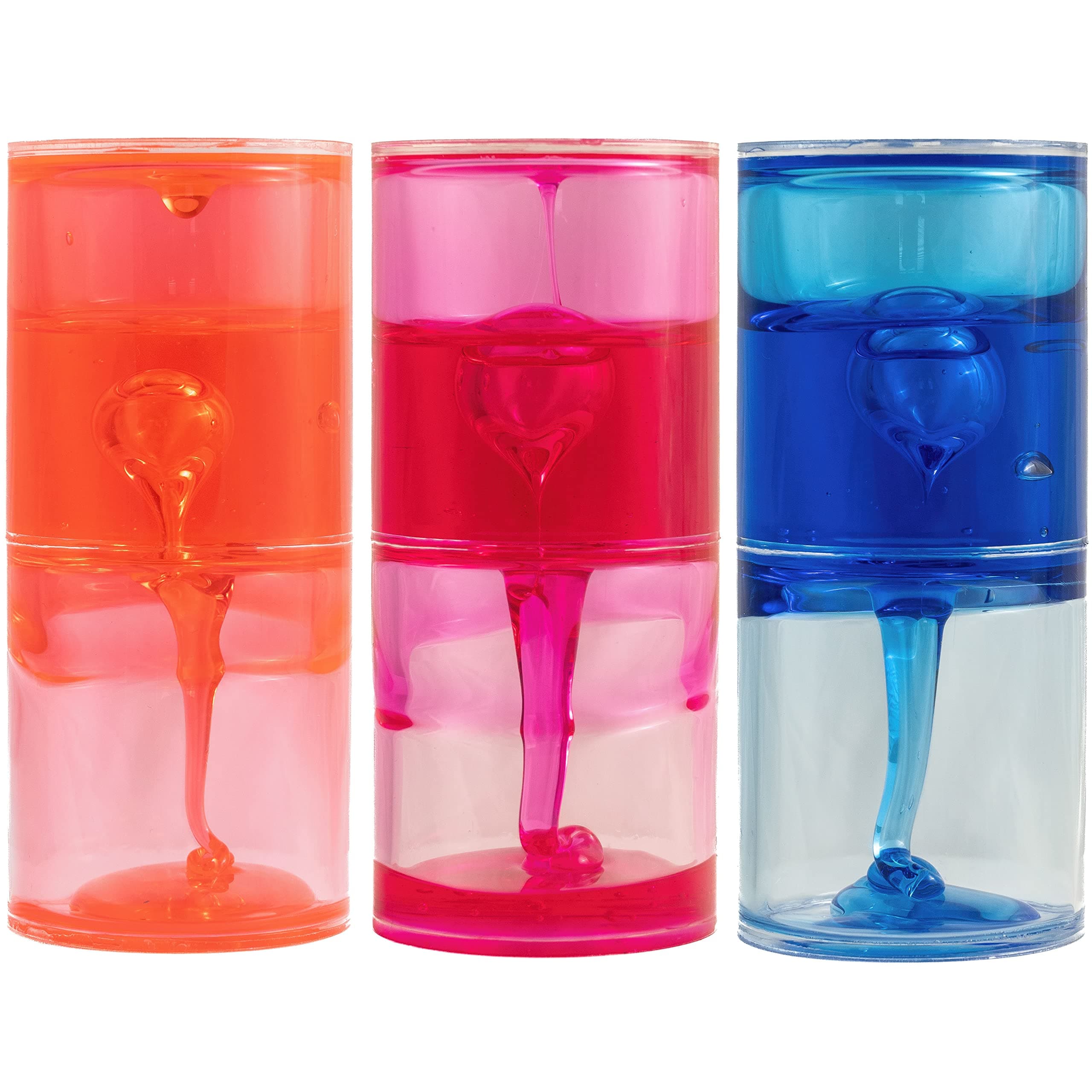 Liquid Sensory Ooze Slime Timer for Autism, Sensory Needs, ADHD, Stress Relief, Anxiety. Autism Special Needs Sensory Fidget. Choice of Colour. (1pc Pink)