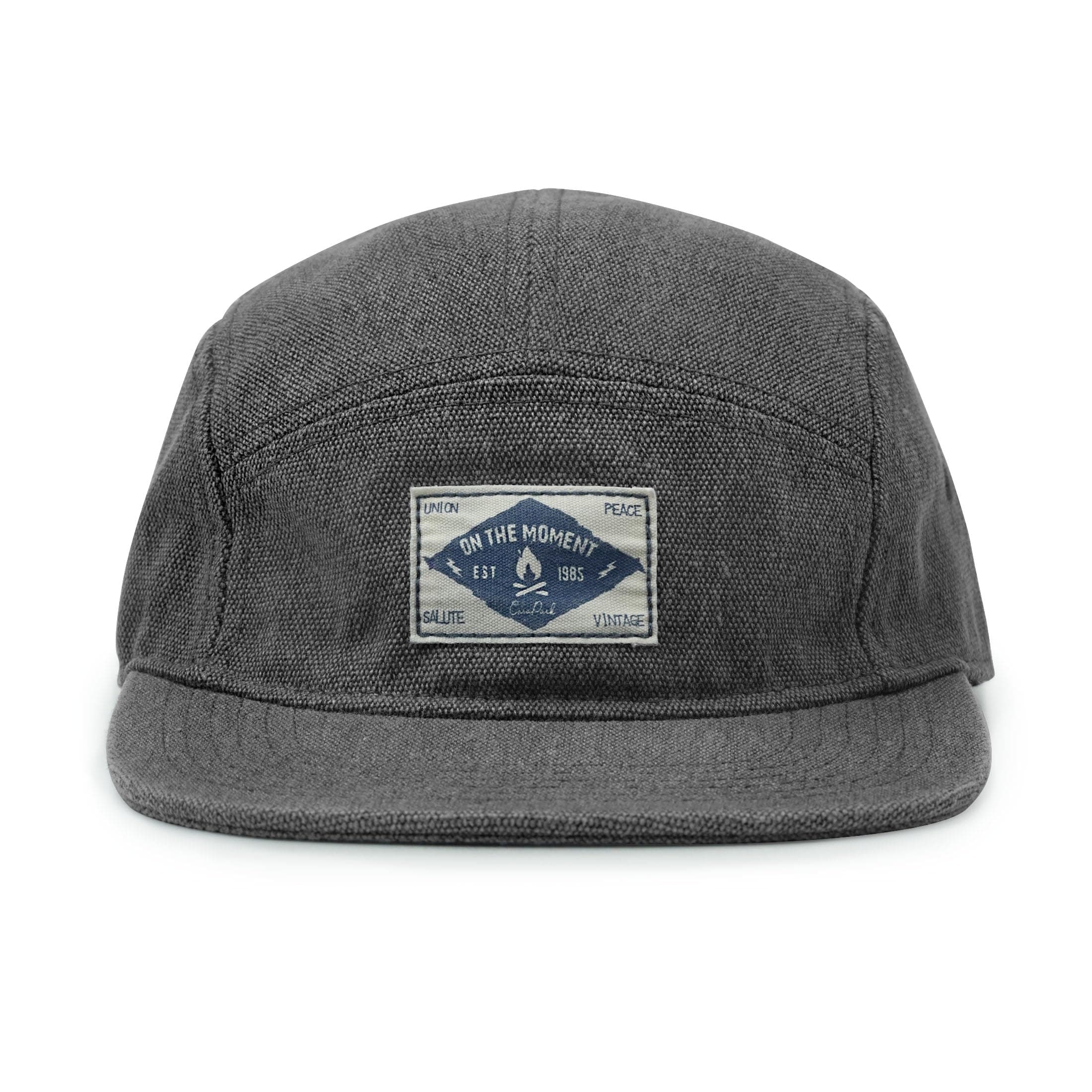 Croogo 5 Panel Hat for Men Flat Brim Baseball Cap Urban Street Camper Hats Snapback Running Trucker Cap Fitted Flat Bill Cap