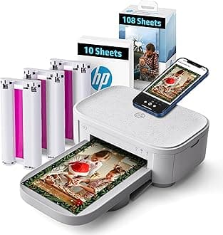 Sprocket Studio Plus 4x6 Wireless Instant Photo Printer, 118 Sheets + 3 Cartridges, Wi-Fi, Premium Dye Sublimation, Compact Home Use, Prints Vibrant Color Pictures, Editing App for Fun Photos