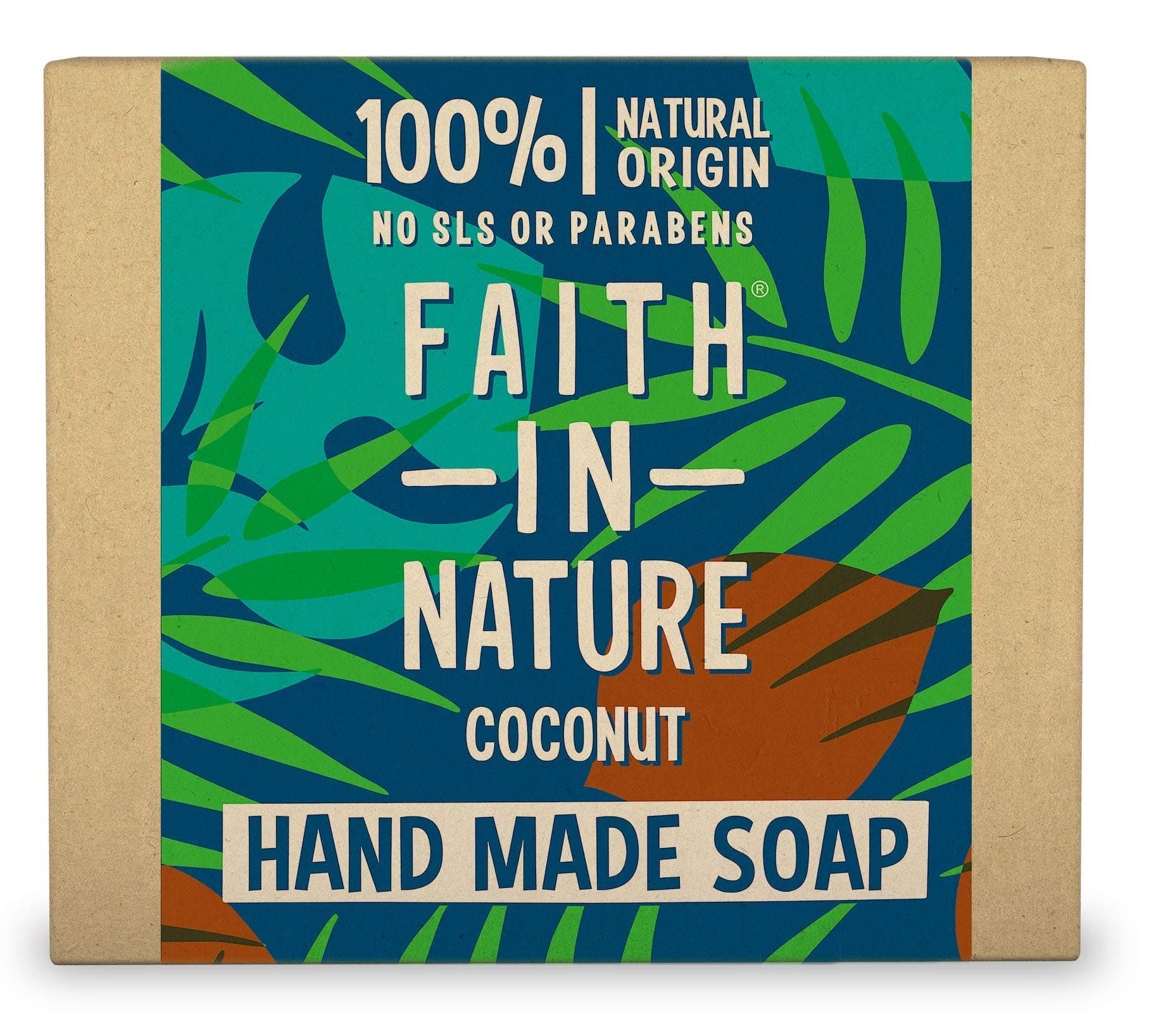 FAITH IN NATURE Coconut Soap Bar, 100 GR