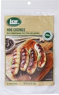 LEM Products 1241 Pre-Tubed Hog Casings 50 pounds