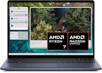 Inspiron 16 5645 Laptop 16" FHD+ Display, AMD Ryzen 7 8840U, Radeon Graphics, 16GB RAM, 1TB SSD, Windows 11 Home, Fingerprint Reader, English-UK Backlit Keyboard, Midnight Blue