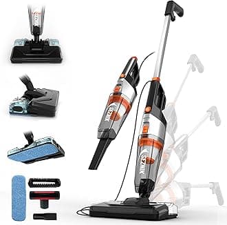- SEZNIK Vacuum Cleaner for Home Use Wet and Dry | Floor Mopping & Wet Spills + Dry Vacuuming | Turbo Sweep 3-in-1 Handheld Vacuum Cleaner | Corded, 600W, 20kpa Suction | 200ml Water Tank (SZ-V07)